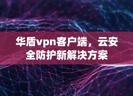 华盾vpn客户端，云安全防护新解决方案