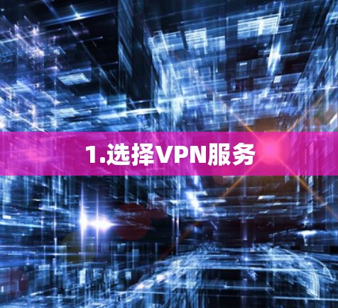 1.选择VPN服务 1.选择VPN服务