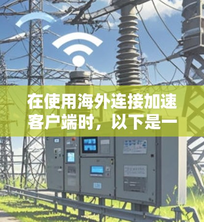 在使用海外连接加速客户端时,以下是一些步骤和方法,帮助您有效地提升连接速度 在使用海外连接加速客户端时,以下是一些步骤和方法,帮助您有效地提升连接速度