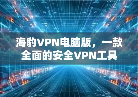 海豹VPN电脑版，一款全面的安全VPN工具