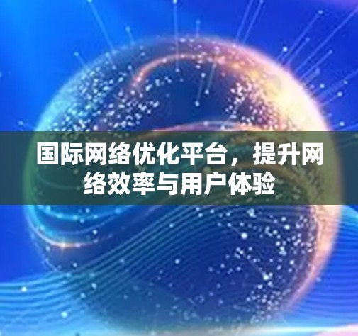 国际网络优化平台，提升网络效率与用户体验