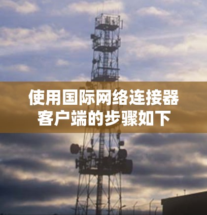 使用国际网络连接器客户端的步骤如下